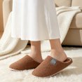 thumbnail image 6 of CHICVOMEY Unisex Fuzzy Slippers for Women Men Indoor Bedroom Fluffy Shoes Cozy Faux Fur House Shoes Lightweight Fuzzy Slippers, 6 of 8