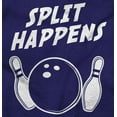 thumbnail image 2 of Split Happens Bowling League Nerd Sweatshirt for Men or Women Brisco Brands M, 2 of 6