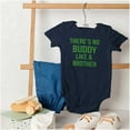 thumbnail image 6 of No Buddy Like a Big Brother Cute Romper Boys or Girls Infant Baby Brisco Brands NB, 6 of 7