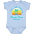 thumbnail image 3 of Inktastic Summer Enjoy the Sunshine Myrtle Beach South Carolina Blue Boys or Girls Baby Bodysuit, 3 of 5