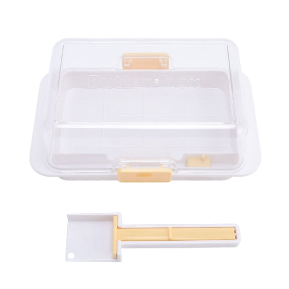 Airtight Butter Dish with Cutter - Dishwasher Safe, Holds 500g Cheese or Butter