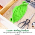 thumbnail image 4 of KitchenGizmo  - Silicone Pasta Strainer Clip-On for Pots and Pans - Heat Resistant Colander for Vegetables and Noodles - Kitchen Gadgets for Cooking - Space-Saving Design, 4 of 4