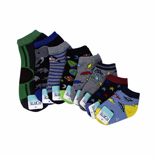 Lote de 48 pares de Tin Forte Underwear Modelo Cosy, Diseños de dibujos y lisos, Niño (3-5)