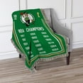 thumbnail image 3 of The Northwest Group Boston Celtics 18-Time NBA Finals Champions 48" x 60" Historic Tapestry Throw Blanket, 3 of 5