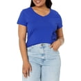 thumbnail image 1 of Camiseta Hanes X-Temp con cuello en V Deep Royal XL, 1 of 6