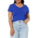 thumbnail image 1 of Camiseta Hanes X-Temp con cuello en V Deep Royal XL, 1 of 6