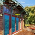thumbnail image 6 of Summark 10pcs Window Thermal Insulation Privacy Film Transparent UV Infrared Cut Skin Protection Prevents Furniture Walls Fading Window Film, 6 of 7