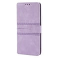 thumbnail image 4 of for Samsung Galaxy A12 5G Flip Case, Premium PU Leather Folio Flip with Design Card Slots Wrist Strap Shockproof Kickstand Magnetic Protective Girls Cover for Samsung A12 5G, Lightpurple, 4 of 10