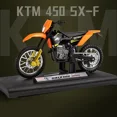 thumbnail image 2 of Modelo de motocicleta de aleación 450 SX-F 1:18, fundición a presión, portátil, para carreras, juguetes de colección de simulación de motocicleta para niños, 2 of 5