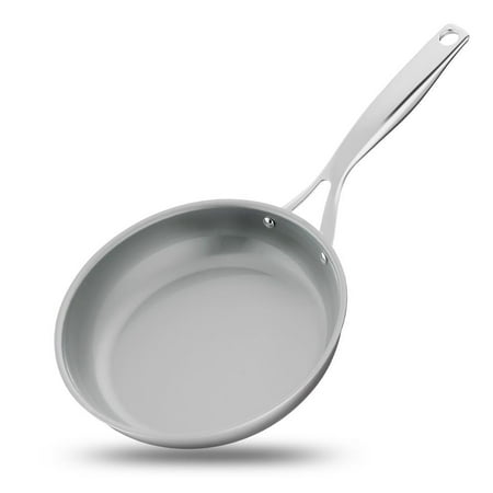

NutriChef 8 Stainless-steel Small Non-Stick Frying Pan Cookware