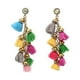 thumbnail image 1 of Pendientes para mujer, regalos para mujer, pendientes largos con borlas pequeñas y diamantes de imitación multicapa, pendientes de metal que combinan con todo., 1 of 3