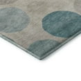 thumbnail image 3 of Addison Rugs Mayfield Premium Machine Washable Transitional Geometric Teal Rectangle Rug, 10' X 14' Machine Washable Transitional Geometric Teal Oversized Sherpa Throw Blanket, 3 of 6