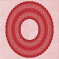 thumbnail image 1 of Ahgly Company Machine Washable Indoor Square Transitional Pink Area Rugs, 8' Square, 1 of 7