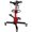 Red, variant on Eastvita 1/2 Ton (1100 lbs) Hydraulic Telescopic Transmission Jack - 2-Stage Floor-Standing Jack with Foot Pedal and 360° Swivel Wheels for Garage, Workshop, Car Lift