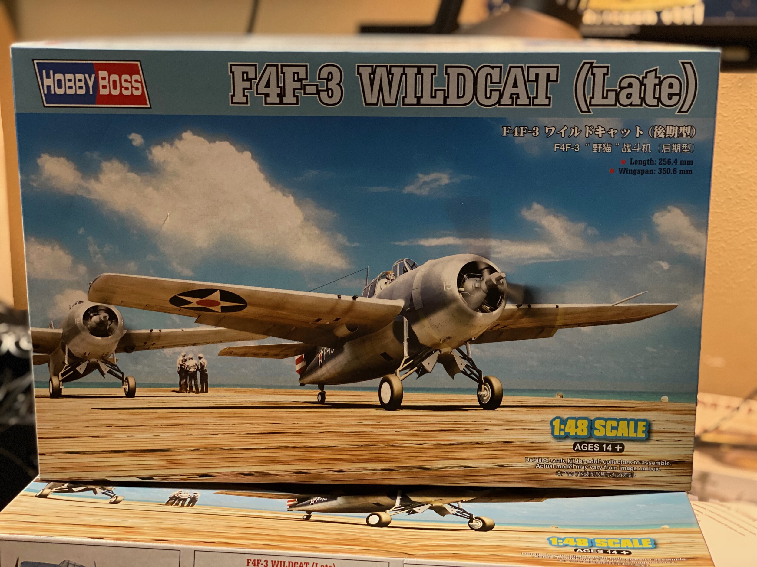hobby boss f4f-3 wildcat (late) airplane model building kit