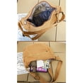 thumbnail image 3 of Messenger Bag for Men Women Large Capacity Crossbody Bag Canvas Tote Bag Shoulder Bag Satchel Hobo for School Work, 3 of 7