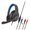 Blue, variant on Hwkond Gaming headset PC, Esports Computer Game Earphones Headworn Wired Earphones 3.5mm+1/2 Audio Cable