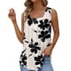 thumbnail image 1 of Playeras,Blusas y Tops,Ropa para Mujer Crop Tank Tops Para Mujer Chaleco de cola de golondrina sin mangas con cuello cuadrado plisado europeo y americano, ropa informal holgada para mujer (Pink, M), 1 of 5