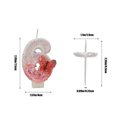 thumbnail image 2 of dajkiuy Birthday Number Candles, Butterfly Birthday Candles for Cake, Glitter Number 6 Candle Cake Topper with Sequins for Women Anniversary Celebrations Supplies, 2 of 3