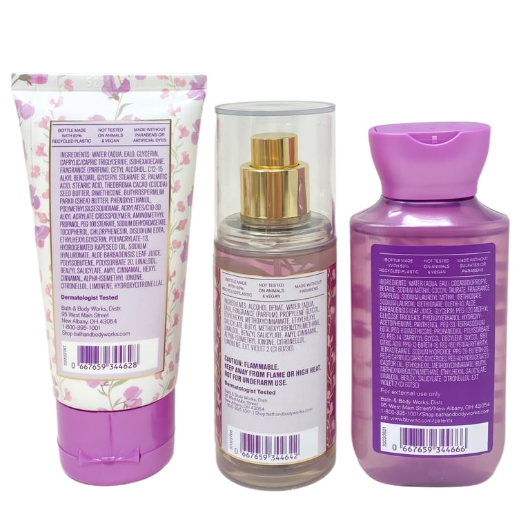 Bath & Body Works Sweet Pea The Holly Jolly Trolley Mini Gift Set