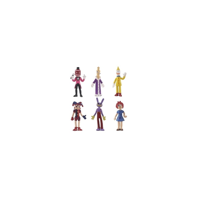 Set de figuras The Amazing Digital Circus de 10 cm de alto x 6