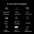 thumbnail image 2 of Yeacher Serrure Intelligente Tuya Serrure à Empreinte Digitale Serrure de Porte Serrure à Clavier avec Poignée Serrure Électronique à Empreinte Digitale Pêne Dormant Serrure de Porte Intelligente Compatible avec l'App Tuya, 2 of 8