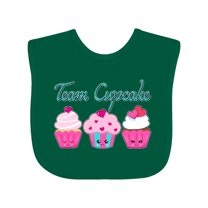 Inktastic Team Cupcake Happy Cupcakes Boys or Girls Baby Bib