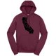 thumbnail image 1 of Sudadera con capucha Gravity Trends Tendencias de la gravedad Logo negro MAROON M, 1 of 1