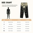 thumbnail image 4 of Lsque Vintage Winged Rose Skull Print Women's Pajama Pants, Lounge Pant - Comfortable Home Wear,Elastic Waistband, Stylish Design-Medium, 4 of 9