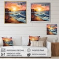 thumbnail image 4 of Designart "Beach Golden Sands Painting II" Nautical & Beach Canvas Print, 4 of 5