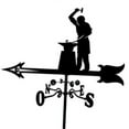 thumbnail image 1 of DOLITY Weather Vane, Yard Outdoor Farm Professional Measuring Tool, Garden Barn Blacksmith, 1 of 9