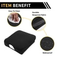 thumbnail image 4 of Unique Bargains Center Console Lid Armrest Cover for Dodge for Ram Microfiber Leather With Black, 4 of 6