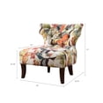 thumbnail image 2 of Gracie Mills Kathrine Modern Armless Printed Fabric Accent Chair - GRACE-6378, 2 of 3