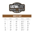 thumbnail image 4 of Men's Ultra-Lite2 Waterproof Breathable Rain Suit, Khaki, XX-Large, 4 of 7