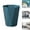 Blue, variant on Polygon Small Can, Bathrooms Wastebasket, Bin Garbage Container Rubbish Can Paper Basket Office Organizer for Laundry Room, Kitchens, Offices, Kids Rooms, Dorms