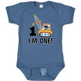 thumbnail image 3 of Inktastic First Birthday Construction Truck 1 Year Old Boys Baby Bodysuit, 3 of 5