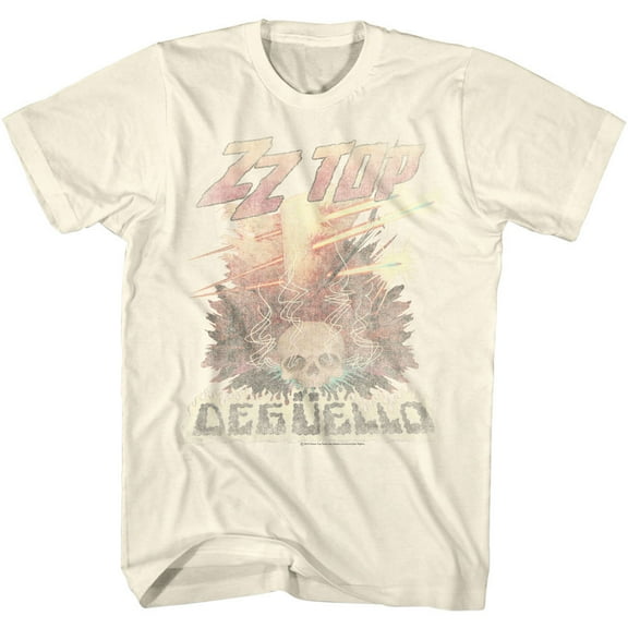 ZZ Top Deguello Fade Natural Adult T-Shirt