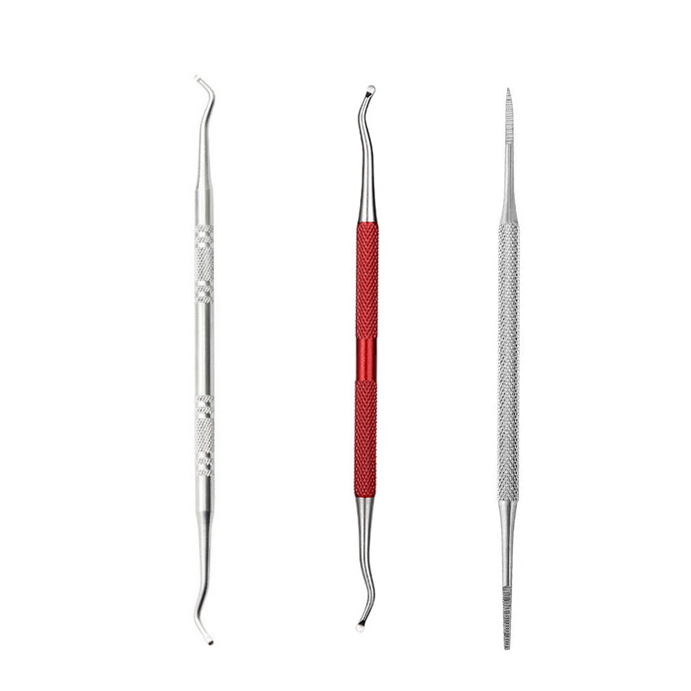 Ingrown Toenail File and Lifter with Storage Case, Stainless Steel