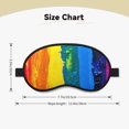 thumbnail image 4 of Salouo Rainbow Colored Pattern Eye Masks, 1-Pack Sleep Mask Eye Cover Washable Sleeping Eyeshade Block Sleep Shade Cover Light Reduces Traveling Gifts, 4 of 7