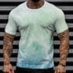 thumbnail image 2 of Tops para hombre Camisas Blusas Elegante Casual Moda Deportes Playa Cuello redondo Camiseta de manga corta Odeerbi ODB-5, 2 of 5