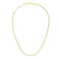 thumbnail image 3 of JewelStop 10K Yellow Gold Polished Finish 3.2mm Paperclip Chain with Lobster Clasp - 18", 3 of 5