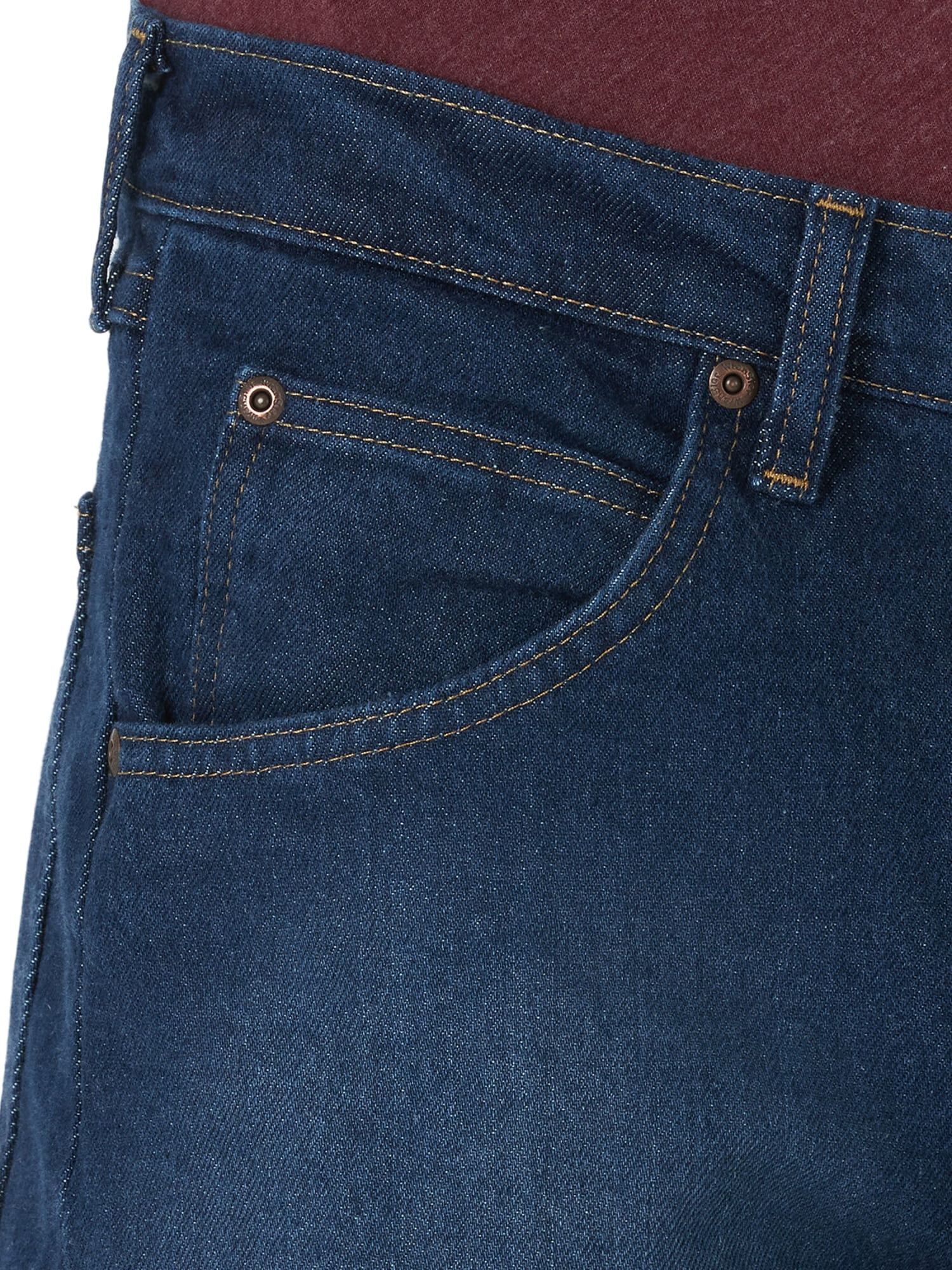 Wrangler Men's and Big Men's Regular Fit Jeans with Flex