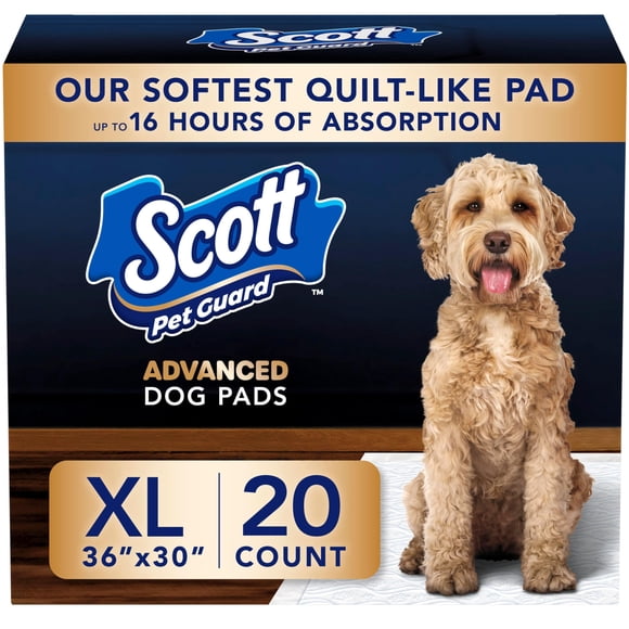 Almohadillas para perros Scott Pet Guard Advanced XL, 76 x 91 cm, paquete de 20