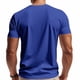 thumbnail image 4 of pstuiky Camisa de manga corta para hombre, Camiseta de manga corta con cuello en V y ventilación de color liso para hombre camisetas de hombre xl, 4 of 9
