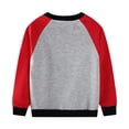 thumbnail image 3 of HILEELANG Boys Excavator Raglan Graphic Sweatshirt, Sizes 2-7 Years, 3 of 9