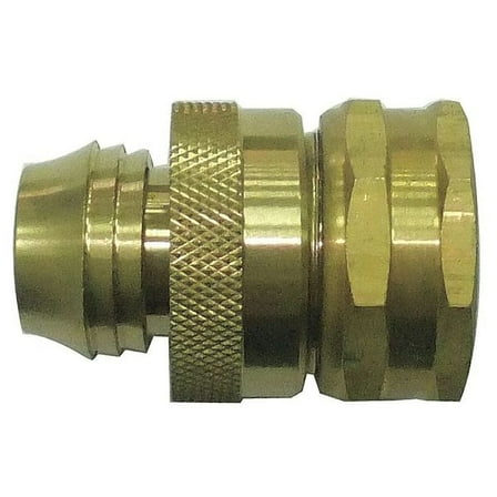 Westward Hose Connector, Female, Brass, 100 psi 20KP41