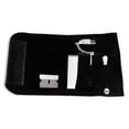 thumbnail image 3 of Herb Snuff Bottle Dispenser Slicer Nasal Straw Tube Kit de almacenamiento Contenedor de cuero Llevar Bolsa Set Snortal Accesorios Snuffing Negro sidaley HA011083-01, 3 of 7