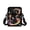Abstract Iridescent Galaxy Print, variant on POLERO Crossbody Purse Running Horse Feather Design Lightweight Crossbody Bag for Travel, Polyester Zipper Crossbody Bags