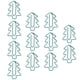 thumbnail image 2 of 12 clips de papel mini lindo clip de archivo de árbol de Navidad para suministros de oficina regalos escolares decoraciones de boda, 2 of 5