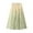 Green, variant on Easter Carnival Elegant Flowy Maxi Skirt Featuring Pleated Design And Gradient Color With Comfortable Side Slit In Stretchy Fabric For Casual Wear